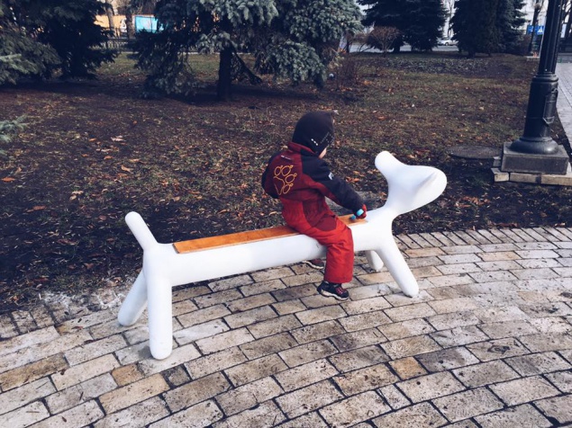 В киевском парке появились “зоологические лавочки” (+фото)