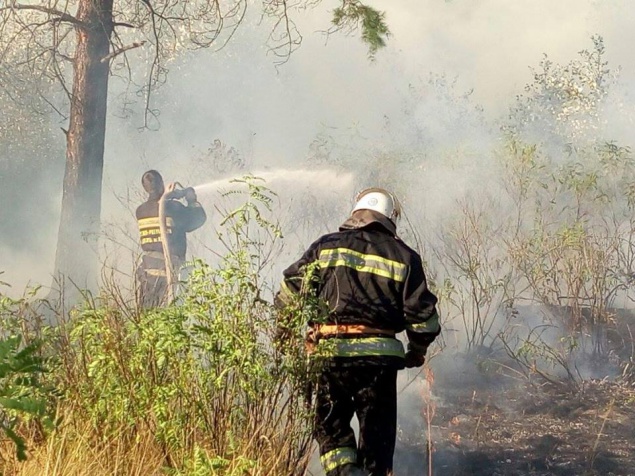 Вчера киевские спасатели 16 раз выезжали тушить возгорание сухостоя и мусора