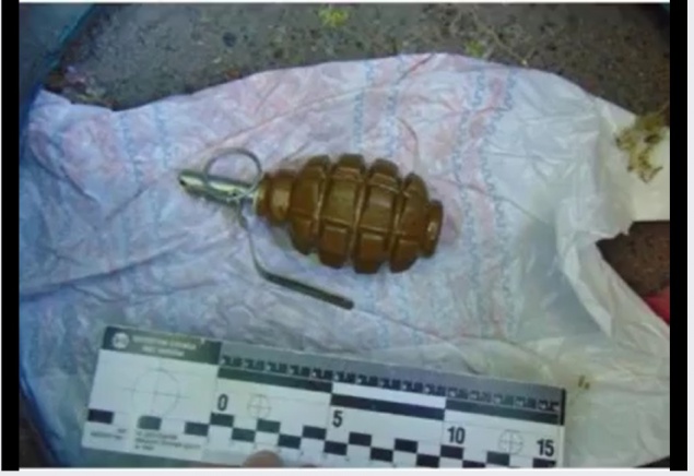 В Киеве на детской площадке нашли боевую гранату (фото)