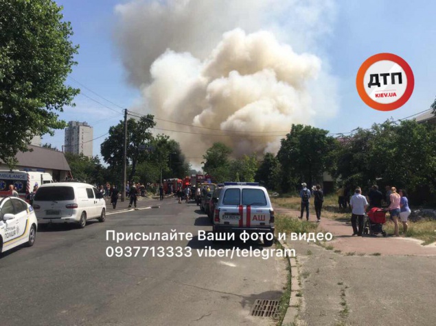 В Днепровском районе Киева прогремел взрыв
