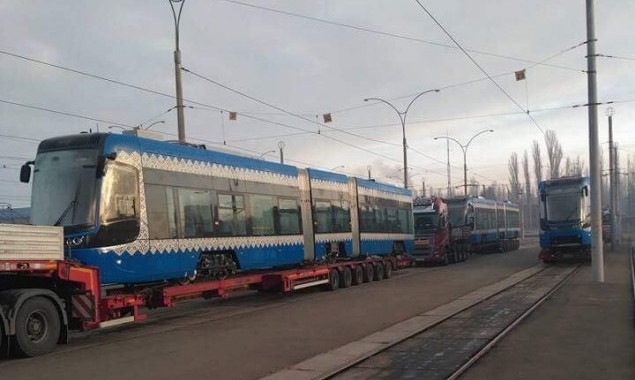 “Киевпастранс” получил десять новых польских трамваев (фото)