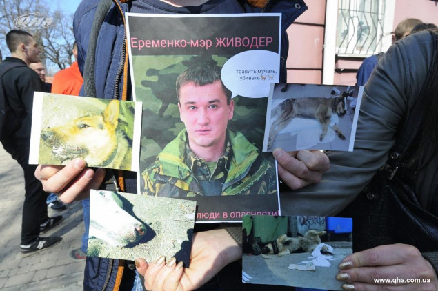 Бывшего и.о. головы Коцюбинского Николая Еременко хотят наказать за жестокое обращение с животными (фото, видео)