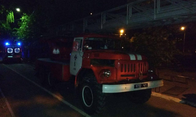 Из-за пожара в шахте лифта в Киеве эвакуировали 20 человек
