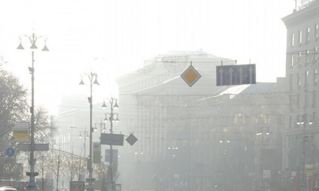 Уровень загрязнения воздуха в Киеве остается высоким
