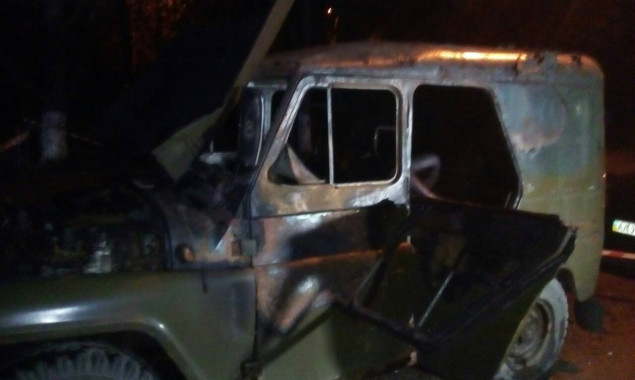 На киевских Теремках мужчина сгорел в автомобиле