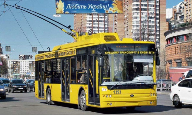 Из-за ярмарки будет изменен маршрут киевского троллейбуса (схема)