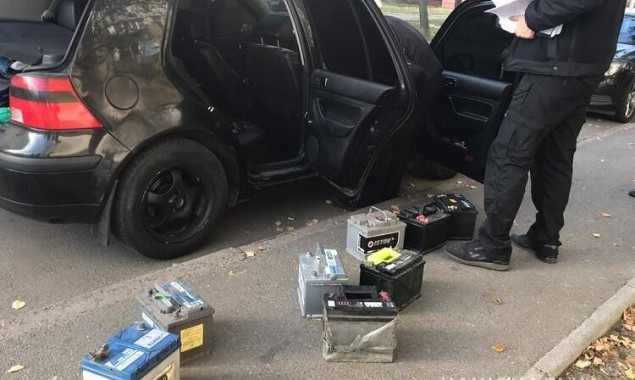 Уроженца Житомирщины задержали в Киеве за серию краж автомобильных аккумуляторов (фото)