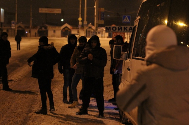 Титушки напали на активистов Автомайдана