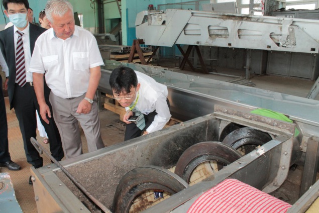 Японская делегация осмотрела изношенность оборудования БСА (фото)