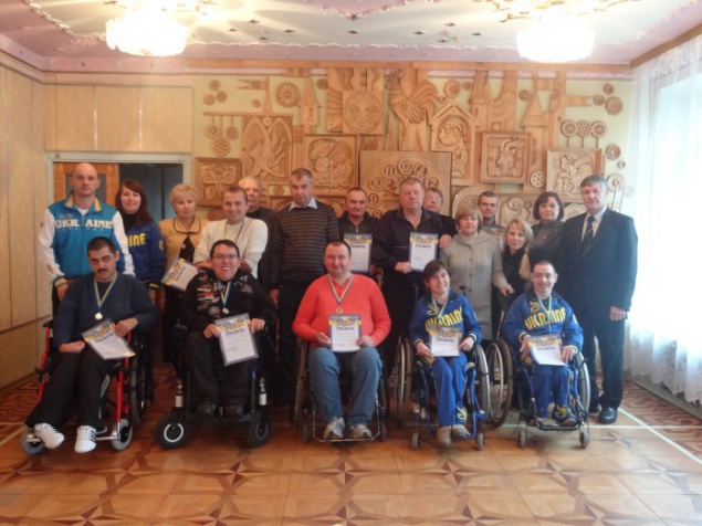 Состоялся первый чемпионат Киевской области по бочче среди спортсменов на колясках
