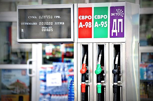 Цена на бензин и топливо в Киеве (10 февраля)