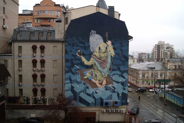 Киевский мурал занял 4 место в рейтинге стрит-арт объектов мира