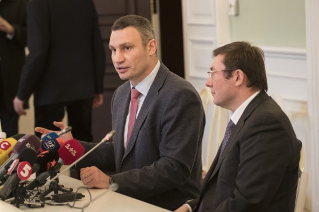 Луценко и Кличко договорились по поводу МАФов, но с оговоркой