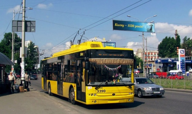 Сегодня внесут изменения в работу столичных троллейбусов №25,27,30