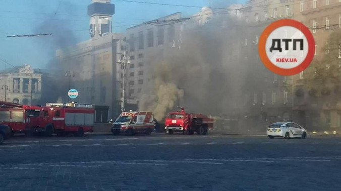 Столичные власти отчитались о ликвидации масштабного пожара в подземном коллекторе на Крещатике