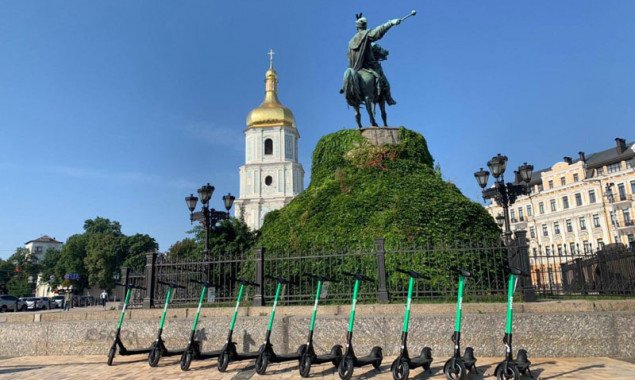 В Киеве перестал работать онлайн-сервис проката самокатов от Bolt