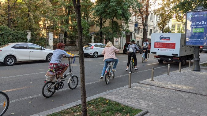 За год количество велосипедистов в Киеве выросло в 2 раза (инфографика)
