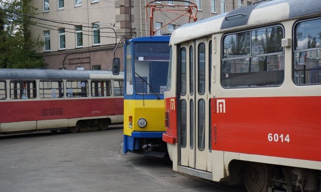 Три трамвая на левом берегу Киева будут работать в сокращенном режиме в ночь на 28 апреля (расписание)