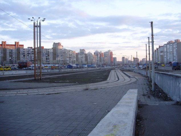 КП “Киевпастранс” заказал продолжение реконструкции трамвайной линии с Троещины на Дарницкий ж/д вокзал