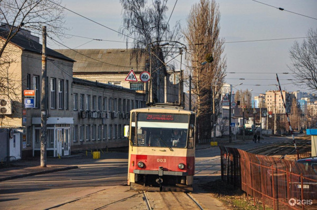 В Киеве из-за реконструкции путей закроют два трамвайных маршрута до конца года (схемы)