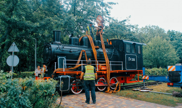 До Київської дитячої залізниці після ремонту повернувся легендарний паровоз